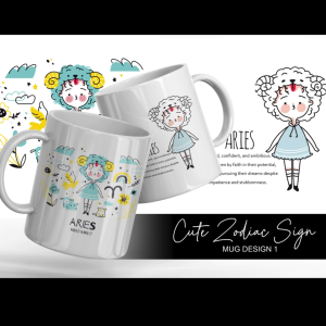 Cute Zodiac Sign Mug (LIMITED EDITION) WITH BOX