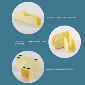 ImaginationInn Children's Anti-Slip Playpen Accessories Floor Base Plastic Stabilizer Stand Support Holding For Baby Gates