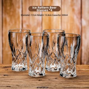 ZHUXI | Thickened Engraved High-end Glass Cup