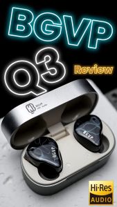 BGVP Q3 หูฟัง Bluetooth 5.3 ใส่แบบมีสายหรือไร้สายได้ ประกันศูนย์ไทย