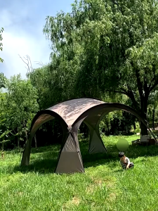 MOUNTAINHIKER Outdoor Portable Tent Shelter Dome Tent with Door Cloth Camping Dome Tent