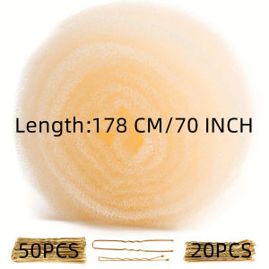 Hair Volume Filler Fluffy Hair  Accessory Tool Equipped With 20 hair Clips And 50 U-shaped Hair Clips Shape and Fix Hairstyles