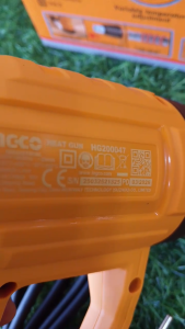 INGCO HEAT GUN | HG200047 | TOOLSRTOYS | ING-POWERTOOLS