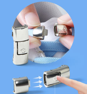 8mm Width No Tie Shoe Laces Press Lock Shoelaces Without Ties Elastic Laces Sneaker Kids Adult Widened Flat Shoelace for Shoes