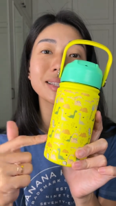 Tempflash Kids Roller Bottle Silicone Bottle Mouth Stainless Steel Non Bisphenol A SUS 316 Thick Silicone Bottle 350ml Cold and Hot Thermoflask