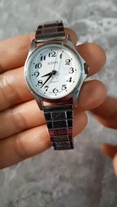 Đồng hồ nữ SCRIPT J AXIS MÁY VÀNG DÂY CHUN đeo tay second hand si nhật- đã qua sử dụng