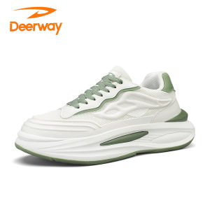 Deerway Mens Shoes Breathable Outdoor Sports Casual Running Shoes for Travel And Climbing Anti-slip Low Top Fashionable Dad Sneakers