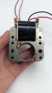 ใบพัดลมไฟฟ้าหมุนเวียนอากาศ มอเตอร์แผ่นเหล็ก สเตเตอร์หนา 25 มม. ไม่มีแกน สำหรับหม้อทอดอากาศ