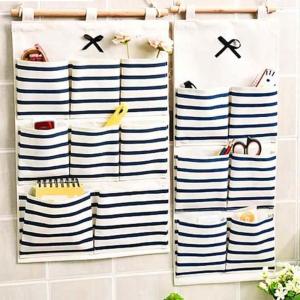 Fabric Multi-Pocket Wall Hanging Organizer