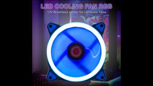 ✅แท้100% OKER G12251226 LED 5 7Color [ G1225 ไฟ 5สี ] [ G1226 ไฟ 7สี ] Fan Case 12CM Light  AirForce พัดลมเคส 12ซม.#CC 1225 1226