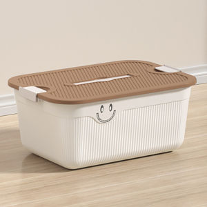 Portable Plastic Storage Box Covered Snack Mixed Goods Organizer Box Toy Clothing Arrangement Home Use Medicine Box