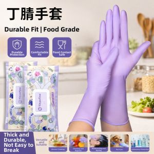 Durable For Cleaning Food Grade Nitrile Dishwashing Gloves