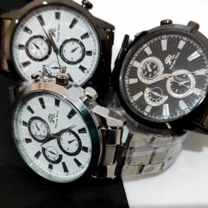 PhiLipe Ricci Jam Tangan Pria Analog Rantai Besi Black Series BLCK22 Free BOX
