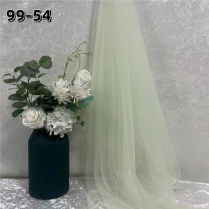 Snow Silk Tulle Crystal Yarn Ogeen Yarn Kindergarten Decor Wall Material Corner Decoration Soft Gauze White Yarn DIY Crafts