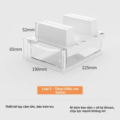 QINFEI | Hộc Lưu Trữ Dưới Bàn Có Dung Lượng Lớn