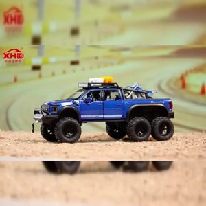 MAKEDA | 1:24 Raptor F-150 Alloy Camping Off-road Vehicle Diecast Model Toys Car Doors Opened Sound Light Pull Back Miniature Models Gift