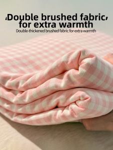 Kiss Dear | Heavyweight Flannel Bed Sheet for Single Dorms