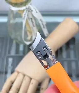 Nail Cutter 16mm jaws Large opening Oblique Nail Clippers Fit the Nail Shape Manicure Tools