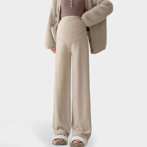 MIAOLIYAO | Thickened & Warm Loose Legged Wide Pants for Pregnant Women
