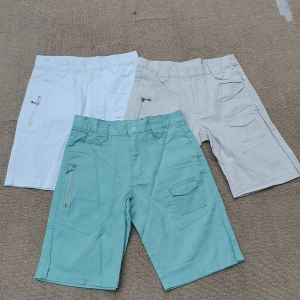 Quần Short Denim Cotton Nguyên Chất Cho Bé Trai Mùa Hè Quần Áo Công Sở Thường Ngày Cỡ Nhỏ Vừa Lớn Quần Áo Trẻ Em