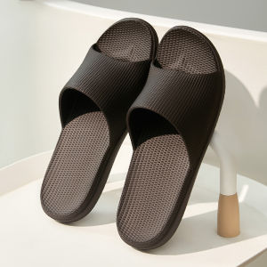 Cool Fun Home Slippers Summer Indoor Anti-Slip Odor-Resistant Bathroom Men Women Home Use Soft Elastic Style Couple Slippers