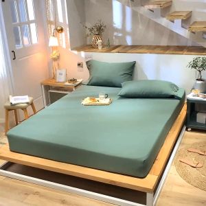 Fitted Plain BedsheetSingle/Super single/Queen/King Bed 2in1/3in1 Premium Quality Cotton