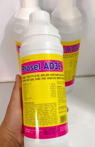 Daeyong Prosel AD3E ( 1 Lít ) Mượt lông đẹp mã bung lông bật cựa nở ức dày lườn đẻ sai đẻ bền dùng trong Thú Y