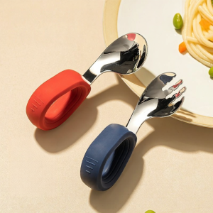 PUTOT | Left-handed Baby Feeding Spoon 316L Stainless Steel