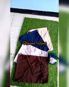 [HUSNA HIJAB] Cadar Tali Kriwil 2 Layer / Cadar 2 layer Ruffle