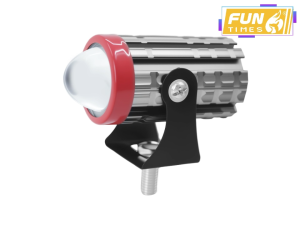 New 2Pcs Super Bright Mini Driving Light White+Yellow+Red Tri-Color Waterproof Universal Fit For Motorcycle Aluminum Alloy 2 Wires Spotlight