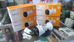 Camera IMOU NGOÀI TRỜI Bullet 2C 3.0MP – IPC-F32P - Ống Kính 2.8mm Hồng Ngoại 30m Có Mic Thẻ Nhớ