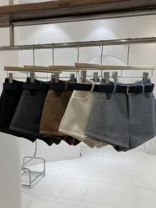 กางเกงขาสั้นทรงเอเอวสูง ทรงหลวม สไตล์เกาหลี แฟชั่นฤดูใบไม้ผลิ ไซส์ใหญ่ กางเกงขายาวทรงเอ สำหรับผู้หญิง