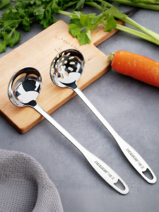 Long Handle Soup and Skimmer Set Large Deepening Spoons