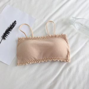 Womens Cotton Bra Female Tube Top Bra Womens Suspender Underwear Beautiful Tank Top Seamless Comfort Bra Sport Bra Lace Tops