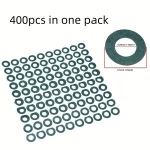 400 Pieces Self-Adhesive Solid/Hollow 18650 Battery Insulation Pad 18650 Battery Insulation Ring 18650 High Ground Barley Paper Insulation Pad Circle Single-Sided Adhesive Battery