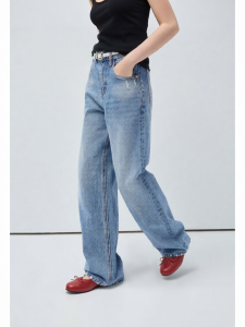 VEGA CHANG | Quần Jeans Denim Vintage Ôm Body