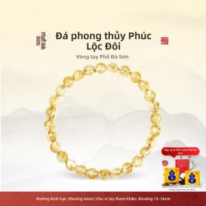 PUTUOSHAN | Vòng Tay Pha Lê Hút Tài Lộc