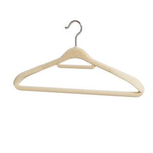 XUANG | Wide Shoulder Plush Hangers Non-slip No Bump Cloth Coats Hanger