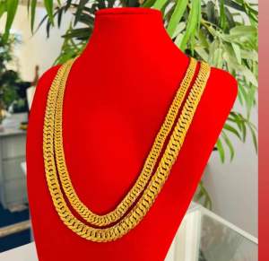 💋 COP 916 PERSIS ORI 💋 RANTAI LEHER EMAS BANGKOK PREMIUM EXCLUSIVE ( NECKLACE ) - FREE GIFT & BOX