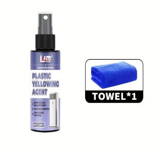 55ML Plastic Yellowing Spray Strong FormulaRemoves Oxidation DamageRestores Dull SurfacesSuitable for Air Conditioner Panels