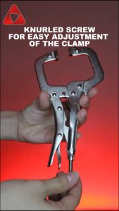 Mitsushi Multi Functional Pliers with Round Mouth and Blade Flat Mouth Straight Mouth Clamping Pliers Labor-saving Pliers Quick Clamping C-shaped Pliers