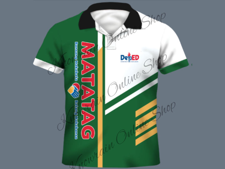 DEPED Matatag Poloshirt for Male and Female Teachers Full Sublimation ...