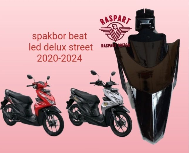 spakbor depan beat esp delux street new tahun 2020-2024 k1a warna hitam ...