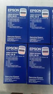 RIBBON (ผ้าหมึกเครื่องพิมพ์ใบเสร็จ) Epson CARTRIDGE ERC-38 BLACK