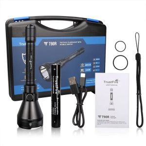 Đèn Pin Chiến Thuật Quân Sự Nitecore 4800 Lumens Đèn Pin 1600M Công Suất Cao Có Thể Sạc Lại Để Săn Bắn Và Tự Vệ Bóng Đèn LED Chống Nước