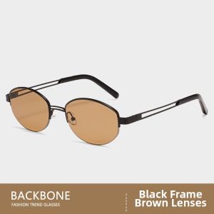 AIKENI | Vintage Anti-UVA UVB Oval Sunglasses