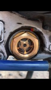 Tutup Filter Oli Transparan & Kuningan: Aksesoris Motor Vario 125 & Scoopy