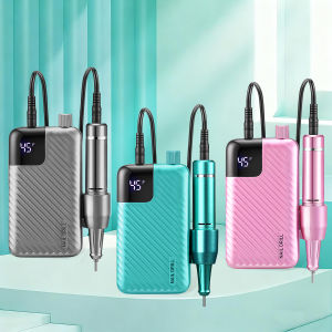 Máy Khoan Móng Tay Tốc Độ Cao Có Thể Sạc Lại Cấp Độ Salon Pin 4500mAh Dụng Cụ Làm Móng Điện Dành Cho Chuyên Gia Và Người Mới Bắt Đầu