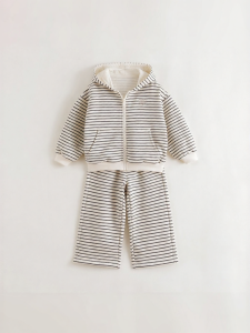 Marc&Janie | Hassle-Free Striped Hooded Girls Sport Set