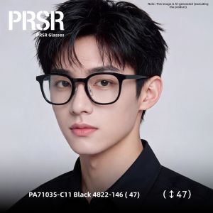 Prsr | Black Plastic Optical Frames Can Be Fitted with Myopia Lenses